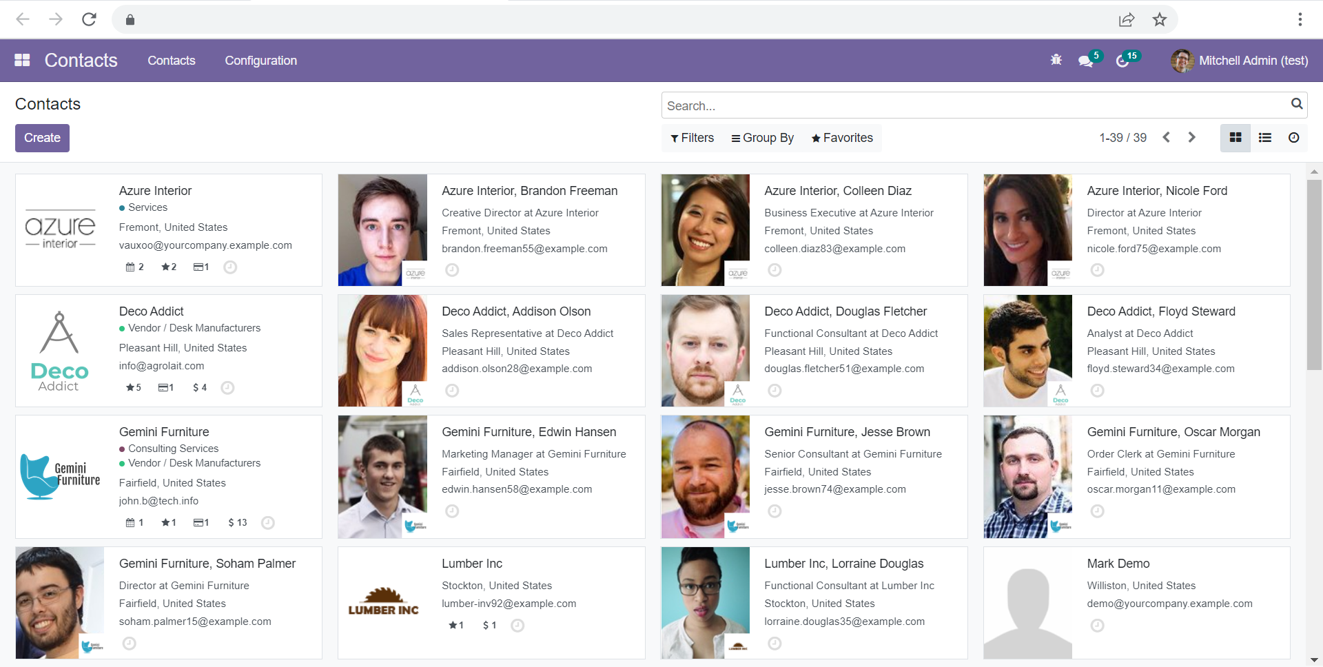 screenshot of Legal Office